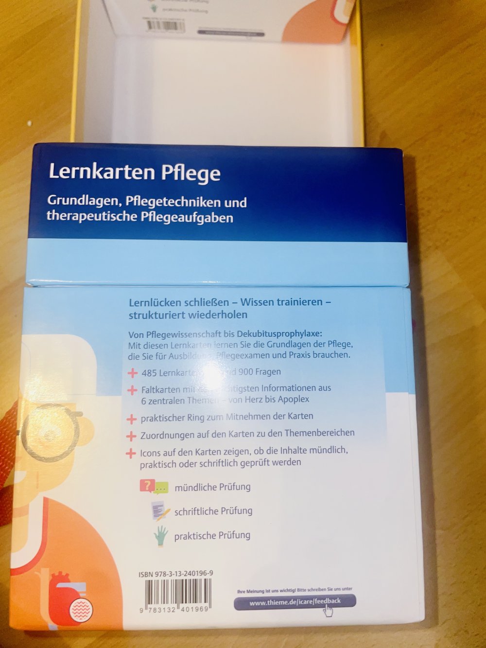 I care Lernkarten Pflege - Set (im Umkarton)