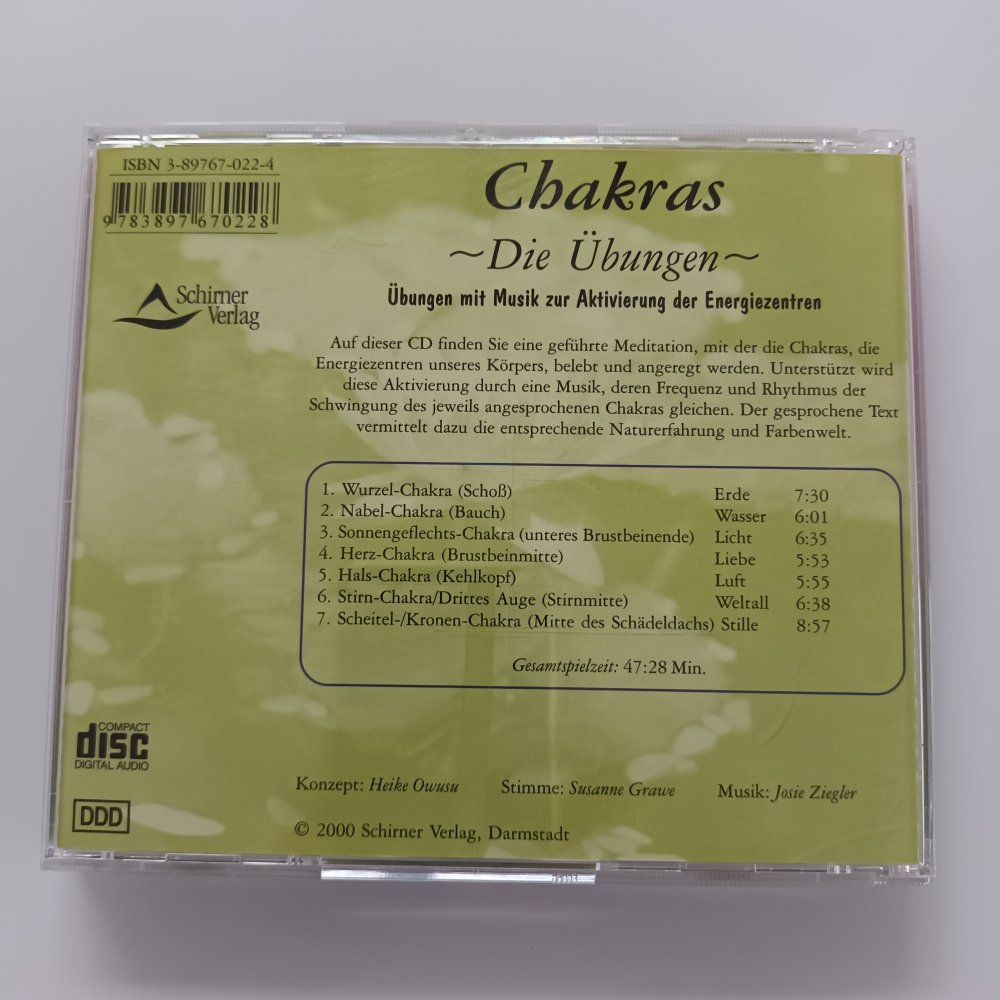 CD Chakras, Übungen mit Musik, top!