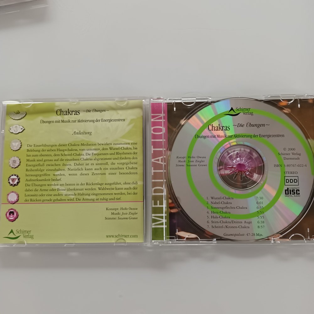 CD Chakras, Übungen mit Musik, top!