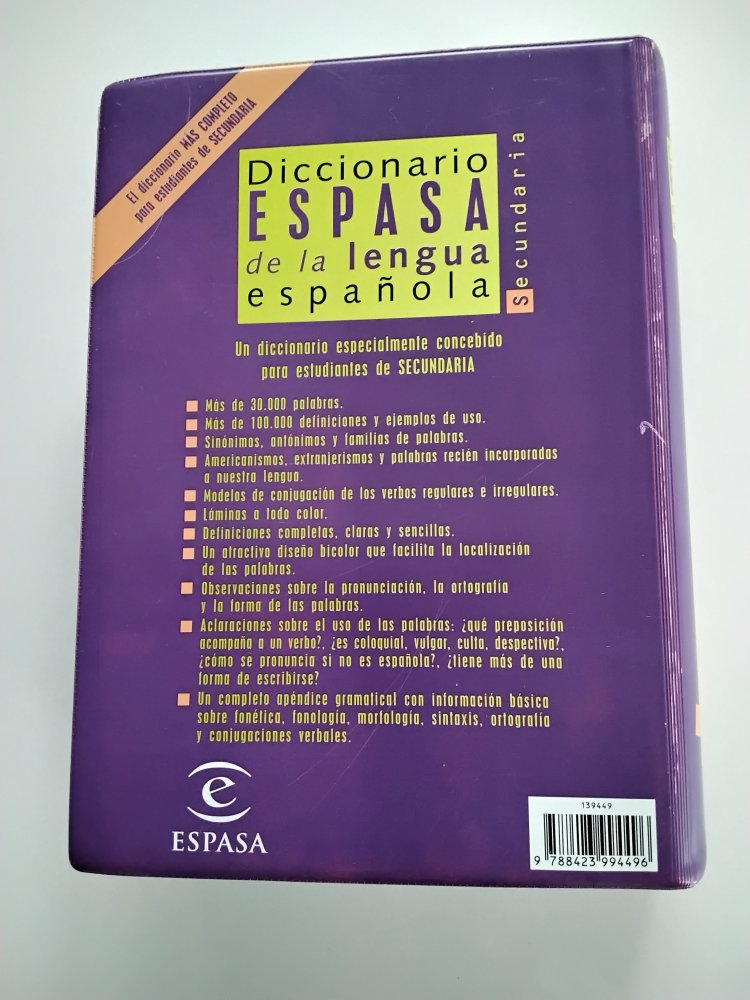 Diccionario Espasa de la lengua española