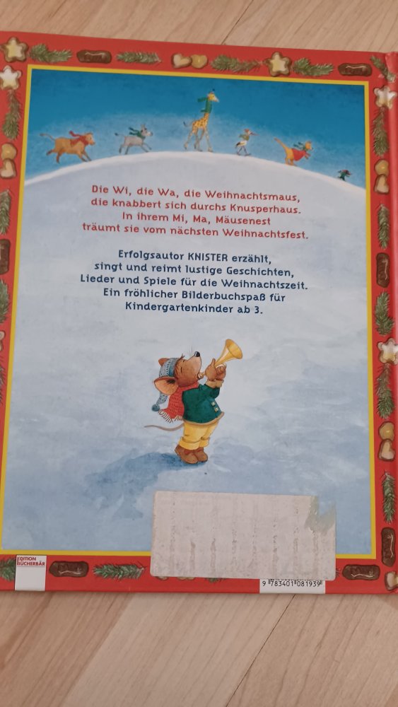 Knuspermaus im Weihnachtshaus Weihnachtsgeschichte