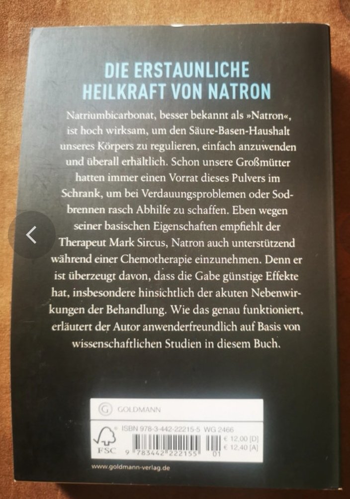 Natriumbicarbonat: Krebstherapie für jedermann