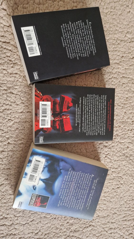 Bücherpaket Dan Brown - Illuminati 2003, Sakrileg 2004, Meteor 2003 | Taschenbuch - #2ndchancebooks