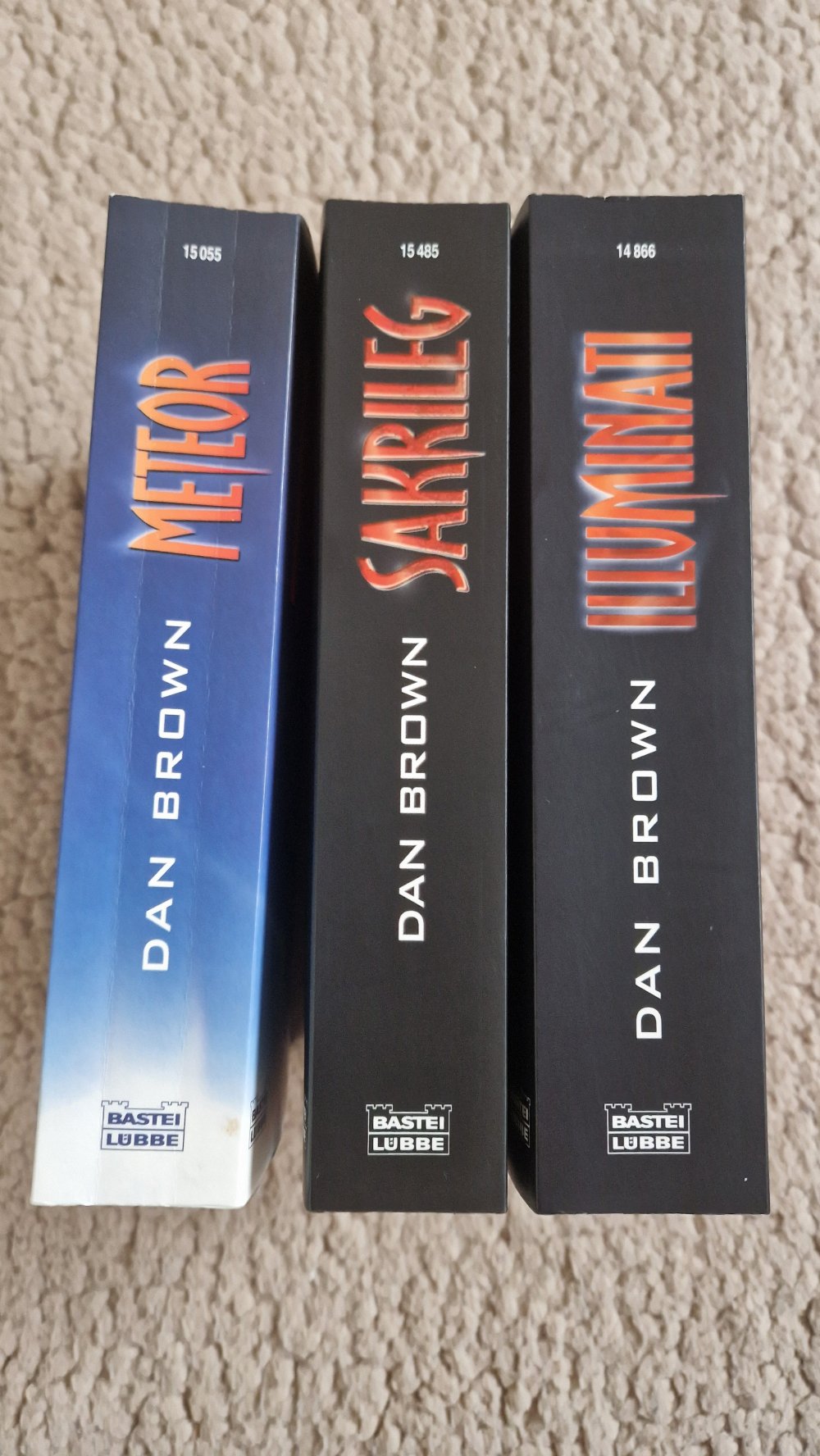 Bücherpaket Dan Brown - Illuminati 2003, Sakrileg 2004, Meteor 2003 | Taschenbuch - #2ndchancebooks