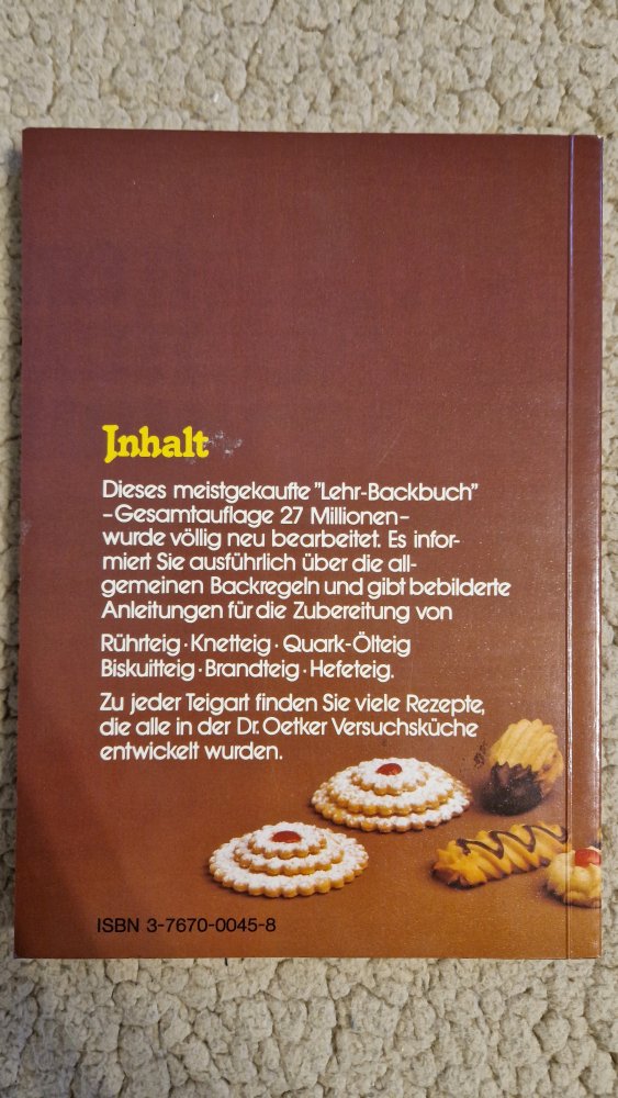 Backbuch Dr. Oetker Backen macht Freude | Taschenbuch - #2ndchancebooksachbücher