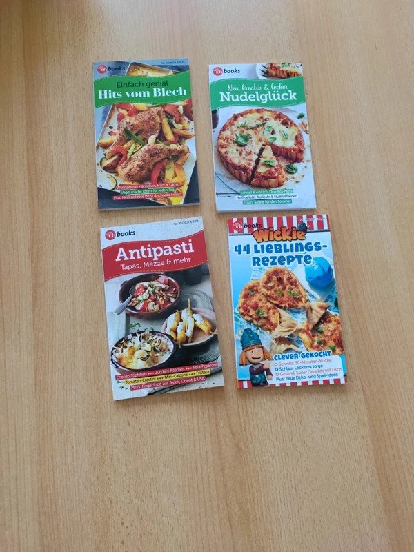 4 Kochbücher