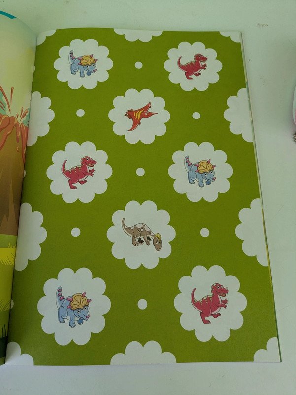 Sticker Malbuch Dinosaurier