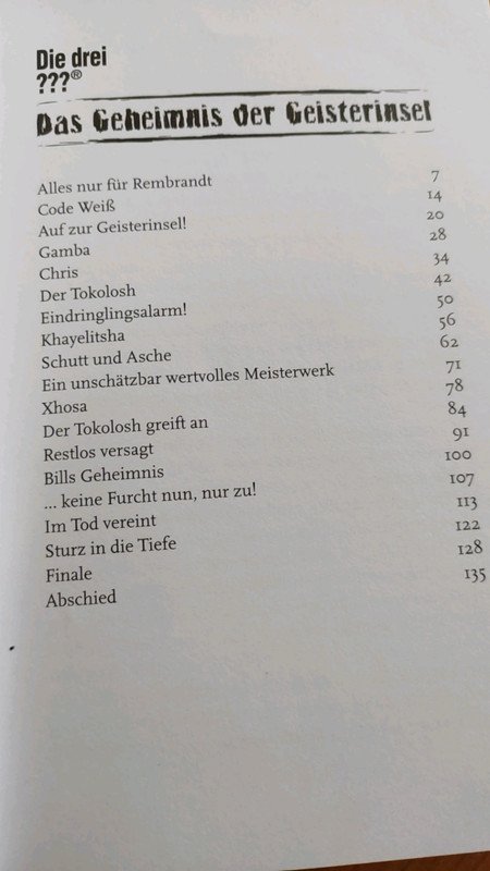 Die drei Fragezeichen Das Geheimnis der Geisterinsel