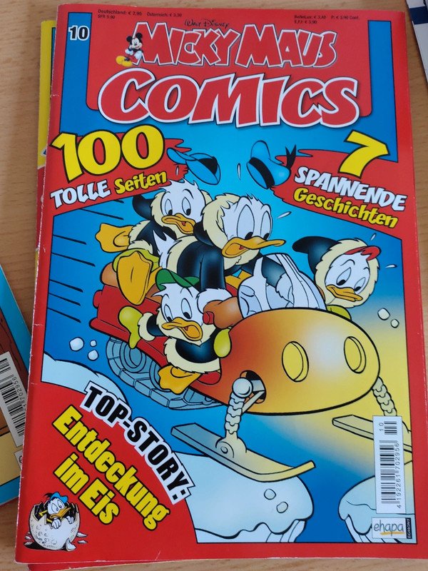 3 Micky Maus Comics