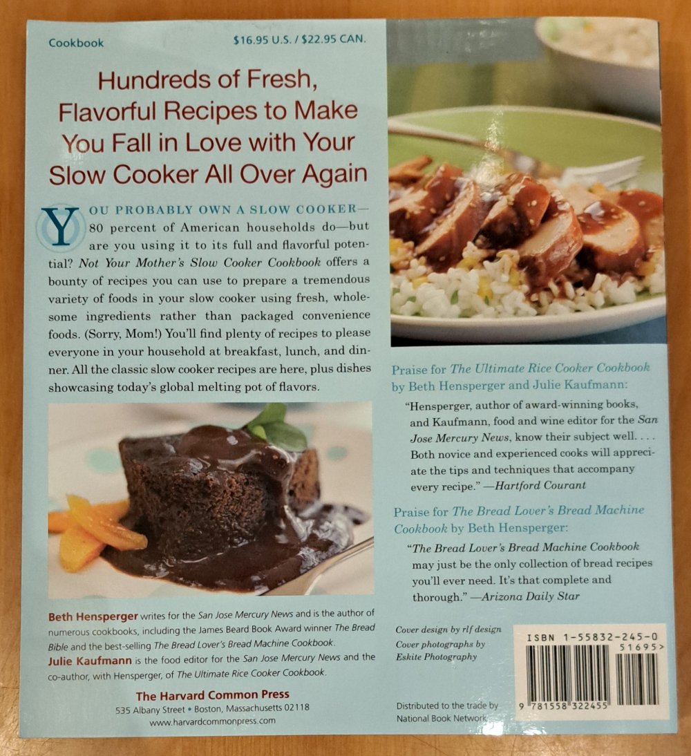 Not Your Mother's Slow Cooker Cookbook