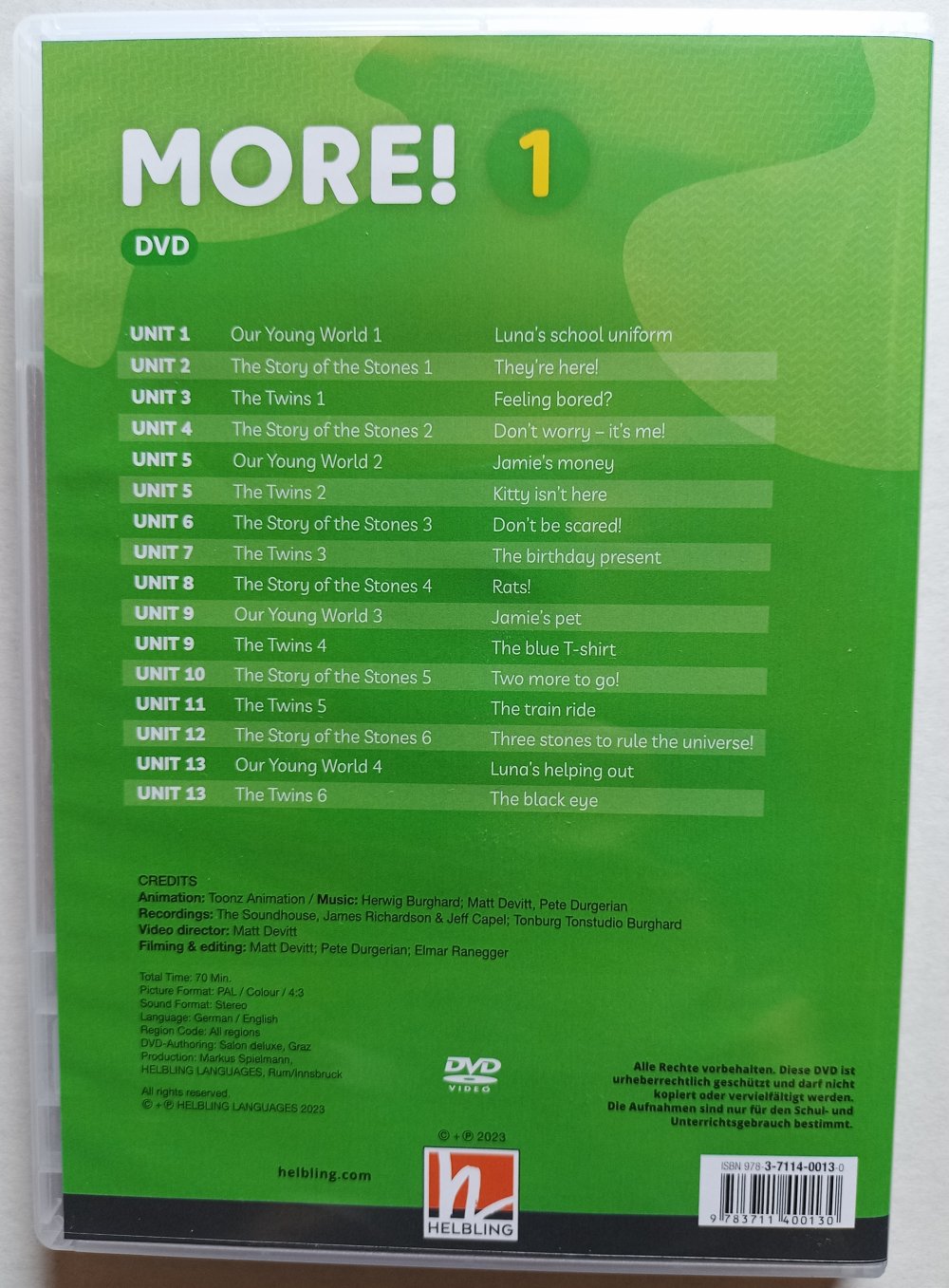 Helbling More! 1 DVD Englisch