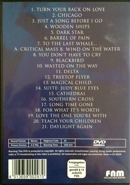 Crosby Stills & Nash - Daylight Again DVD Live 2004