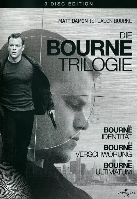 Die Bourne Trilogie [3 DVDs] - Neuwertig - Matt Damon