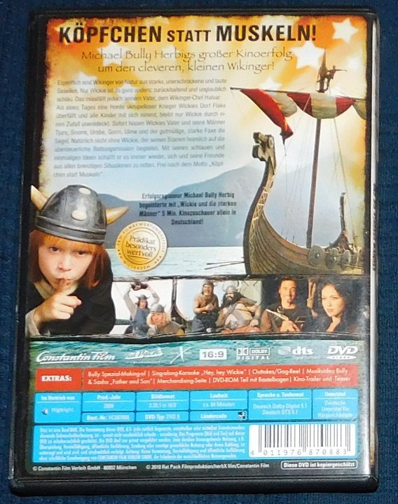 DVD Paket - Wickie und die starken Männer - Spielfilm + Original Zeichentrick-Serie Staffel 1