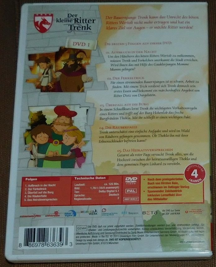 Der kleine Ritter Trenk 1 - Folge 01-05 