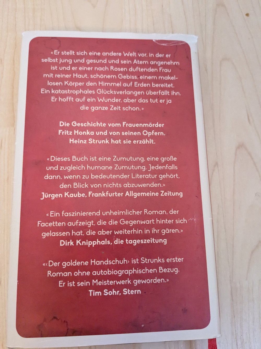 Der goldene Handschuh - Heinz Strunk