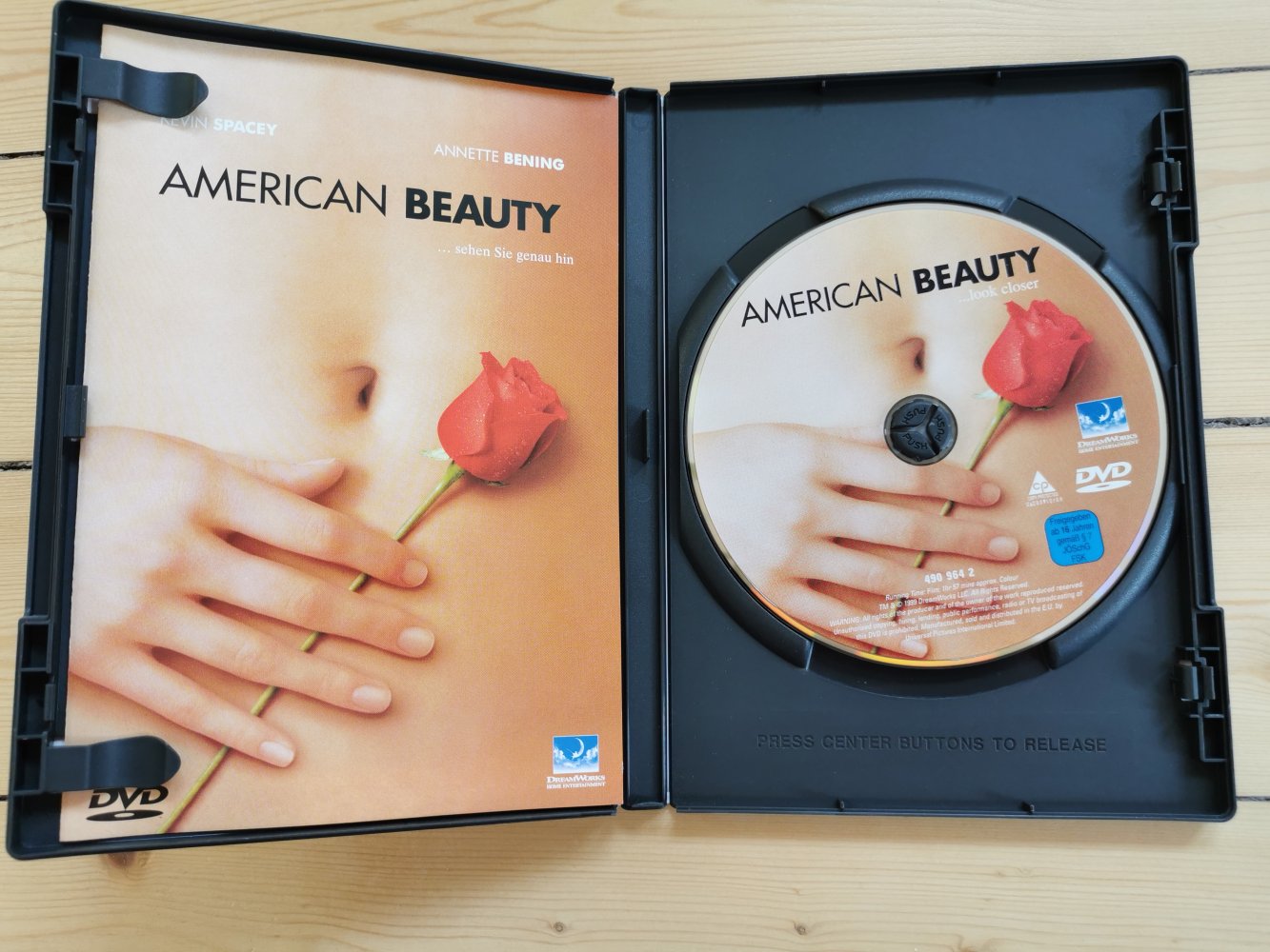 DVD American Beauty, 1999