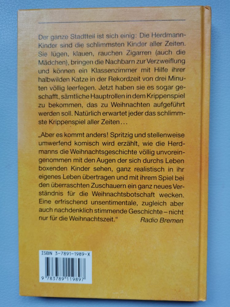 Kinderbuch Hilfe - Die Herdmanns kommen