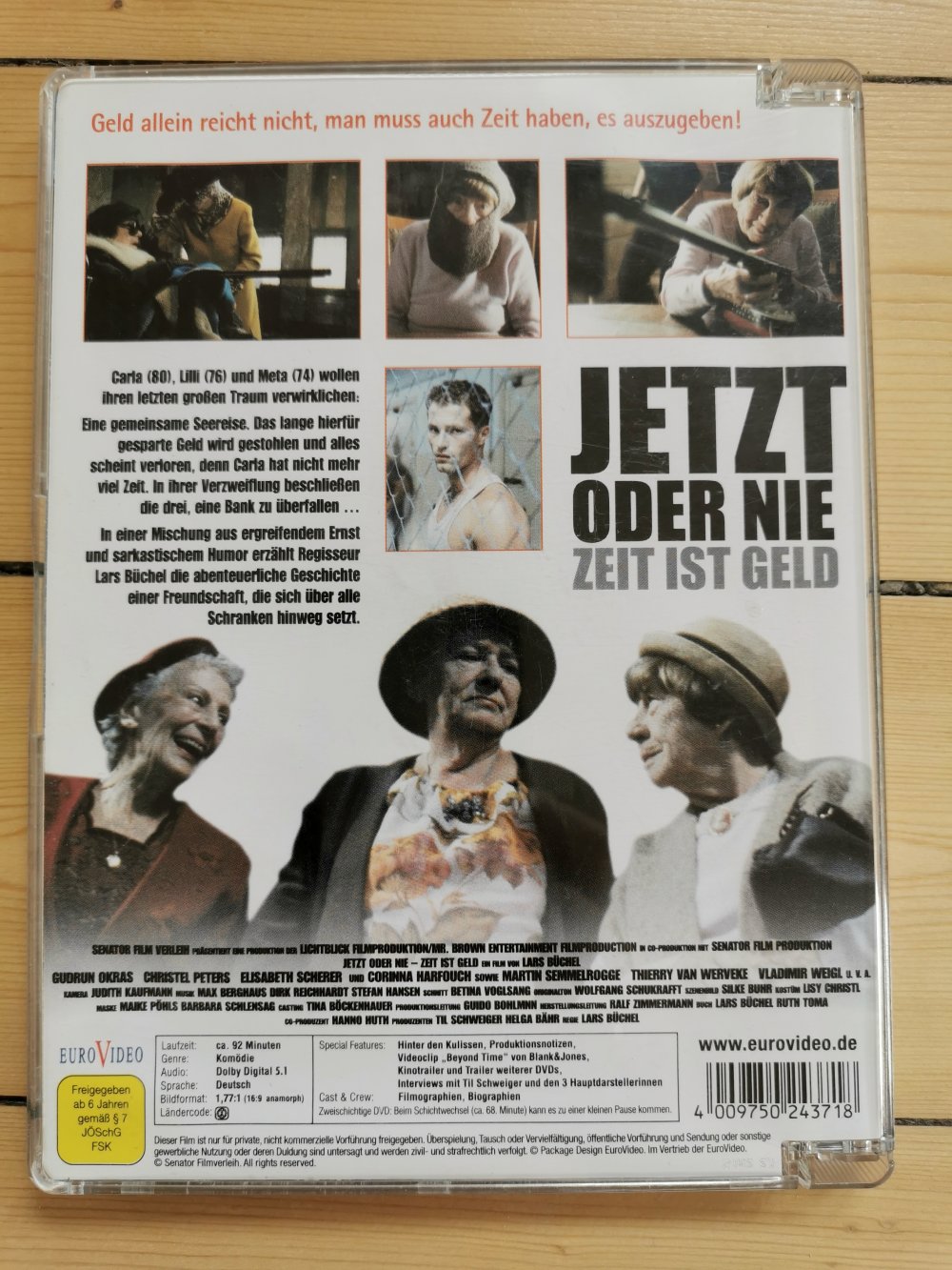DVD Jetzt oder nie - Zeit ist Geld