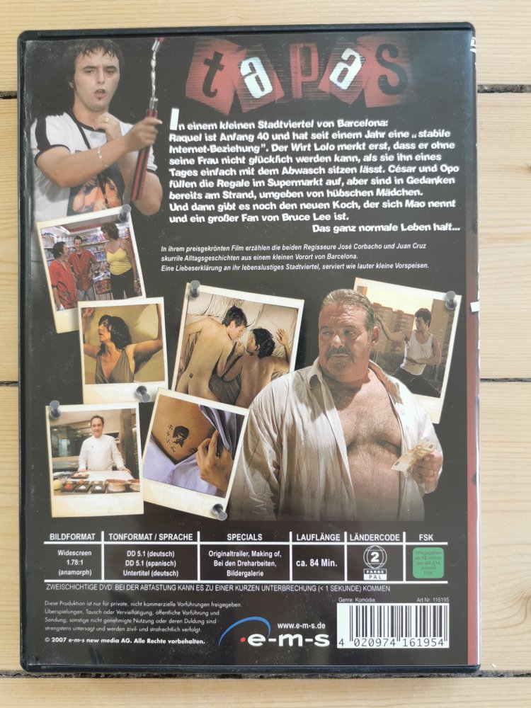 DVD Tapas, Spanien, 2005