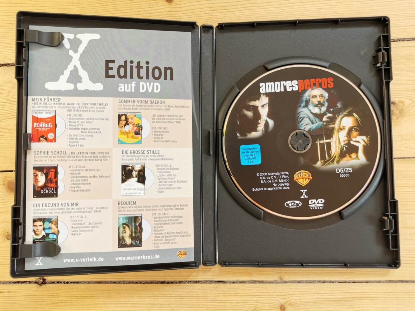 DVD amores perros -  Was ist Liebe?, Mexiko, 2001