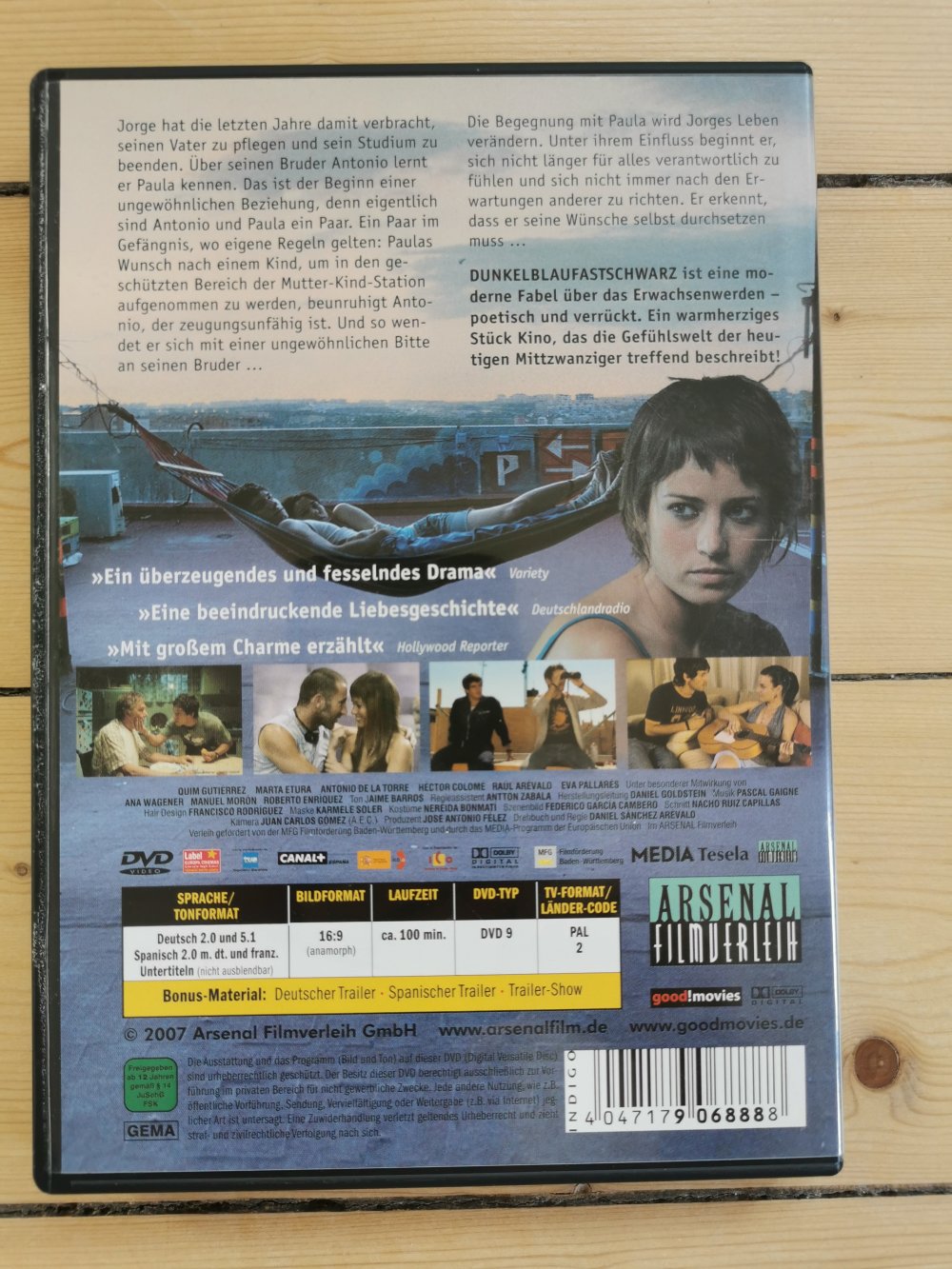 DVD dunkelblaufastschwarz, Spanien, 2006