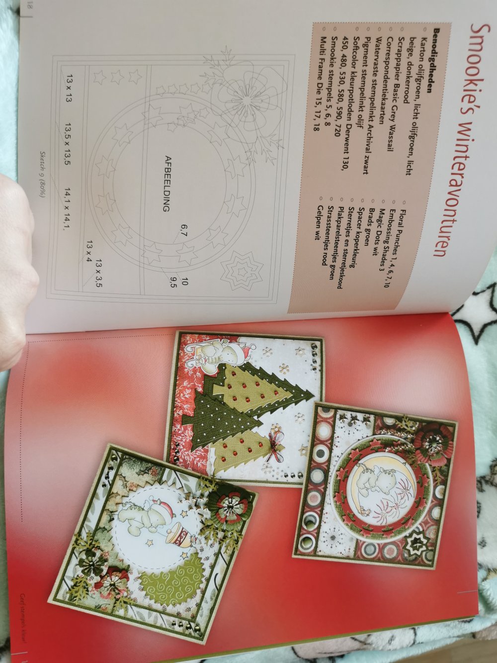 Bastelheft Kartengestaltung mit Stempeln Niederländisch