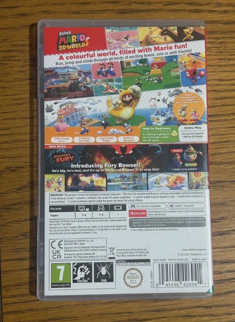 Nintendo Super Mario 3D World + Bowser's Fury