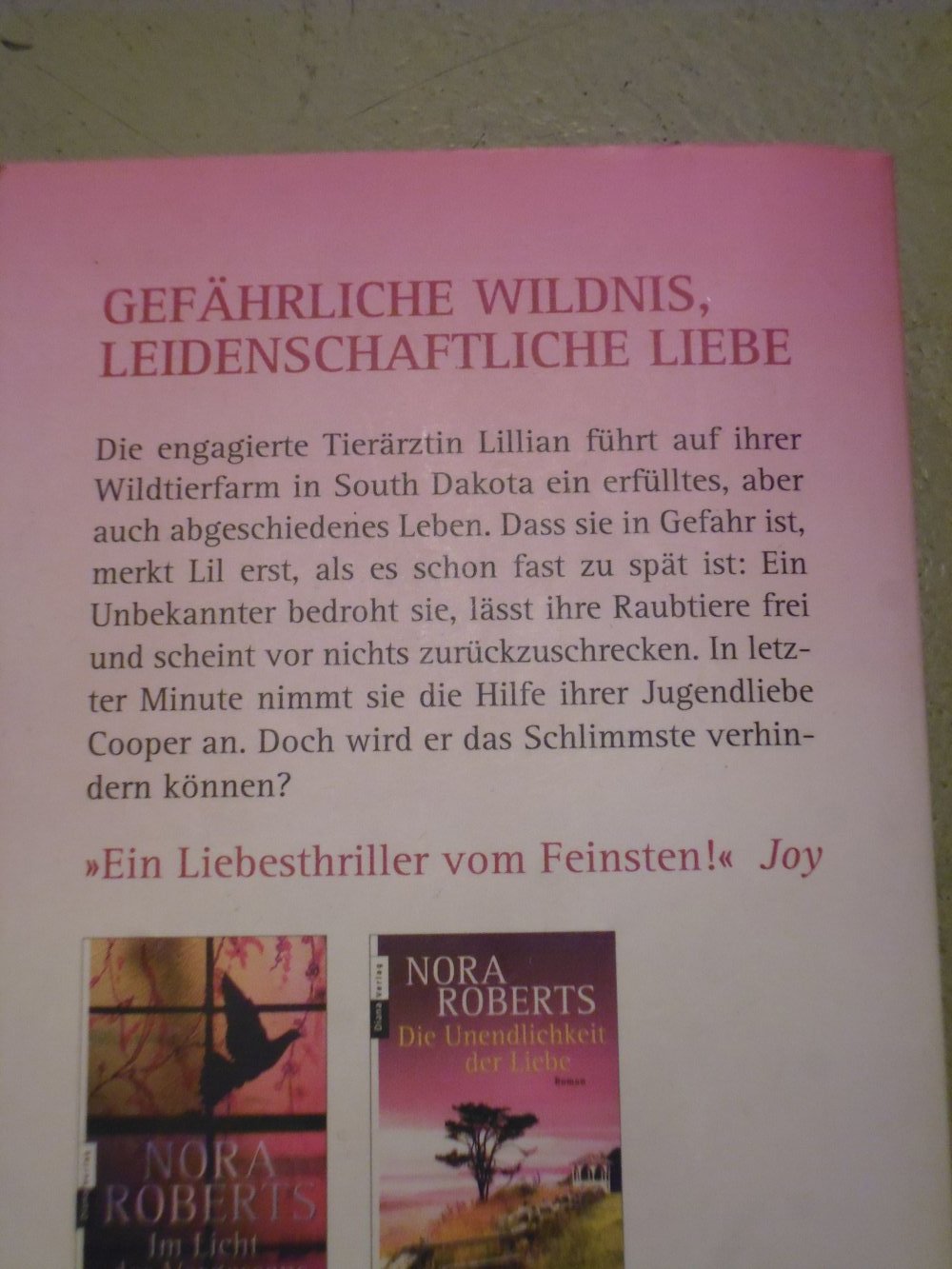 Nora Roberts Romane | Liebes-Thriller