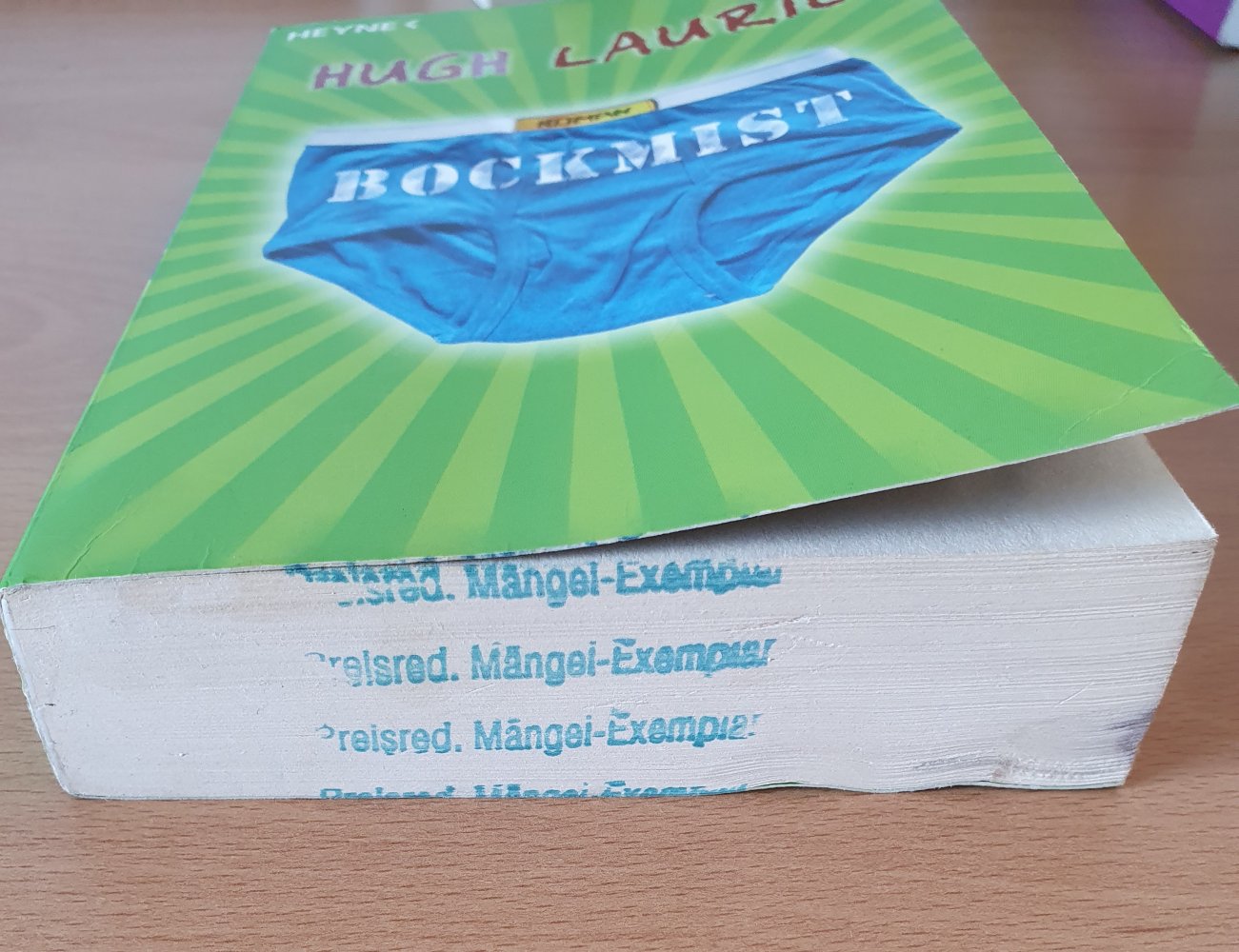 Roman Taschenbuch Hugh Laurie Bockmist Humor