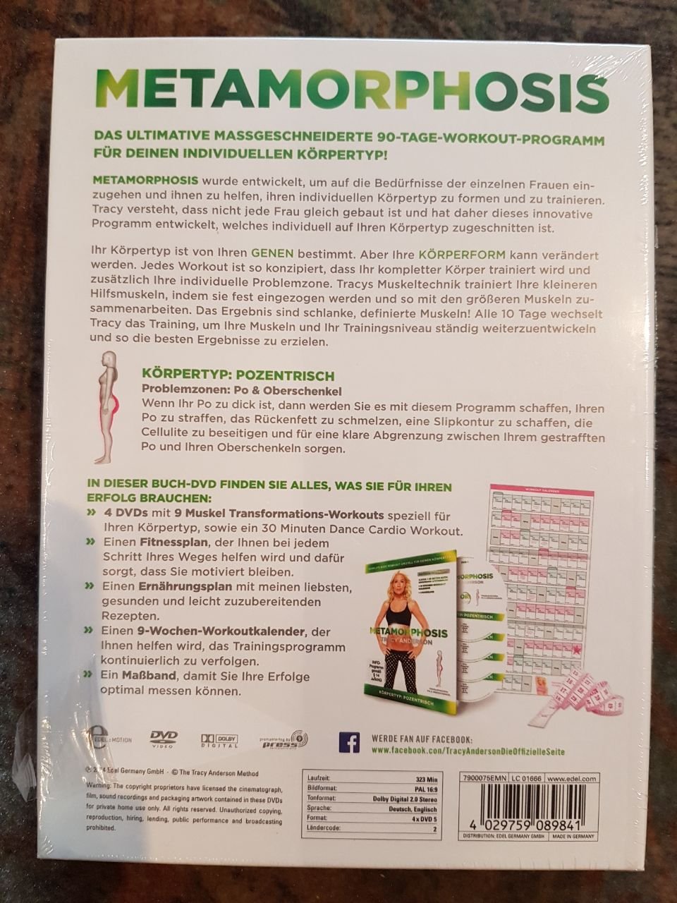 Tracy Anderson - Metamorphosis, Körpertyp: Pozentrisch