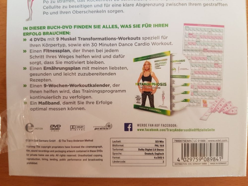 Tracy Anderson - Metamorphosis, Körpertyp: Pozentrisch