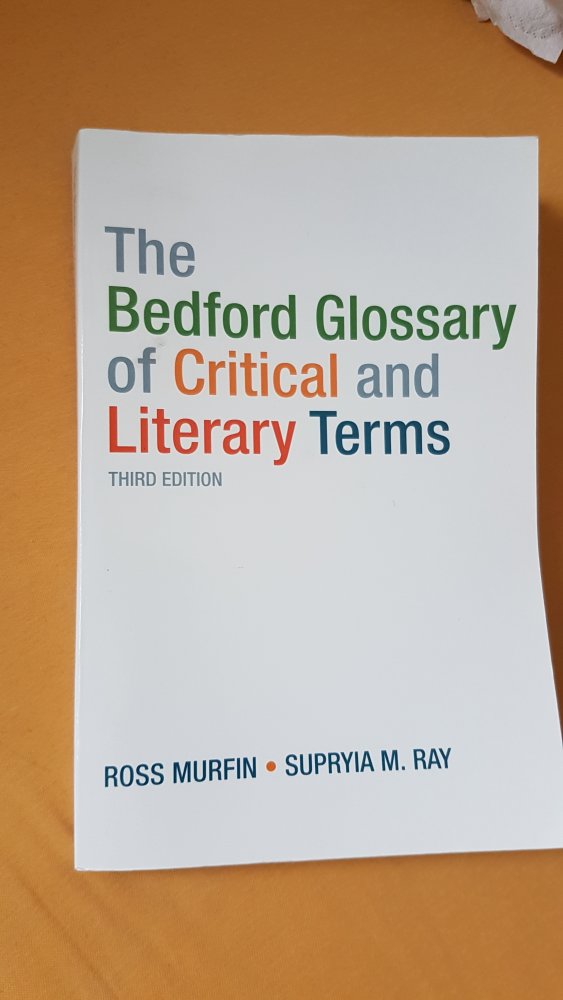 The Bedford Glossary of Critical and Literary Terms