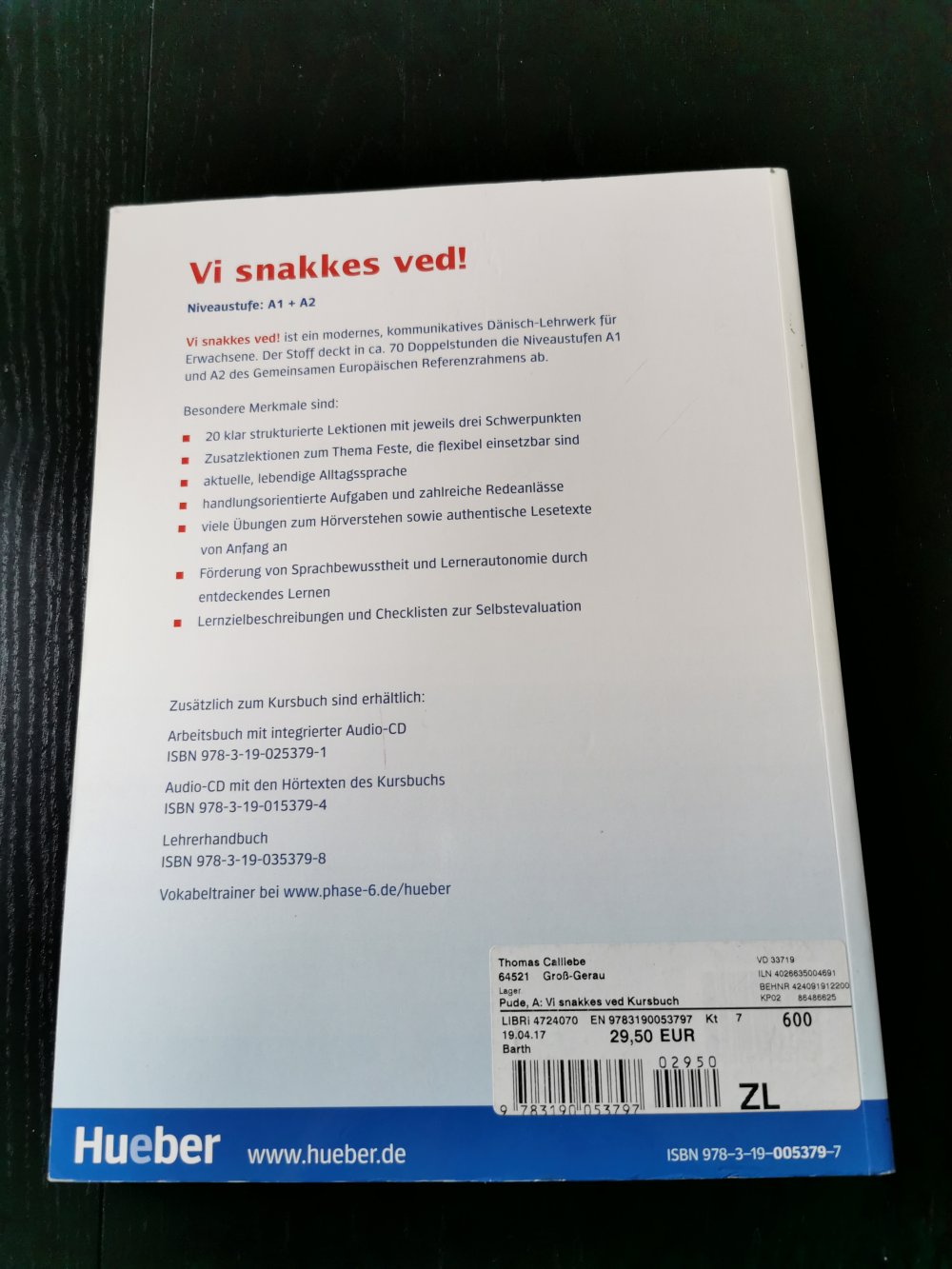 Vi snakkes ved! Kursbuch