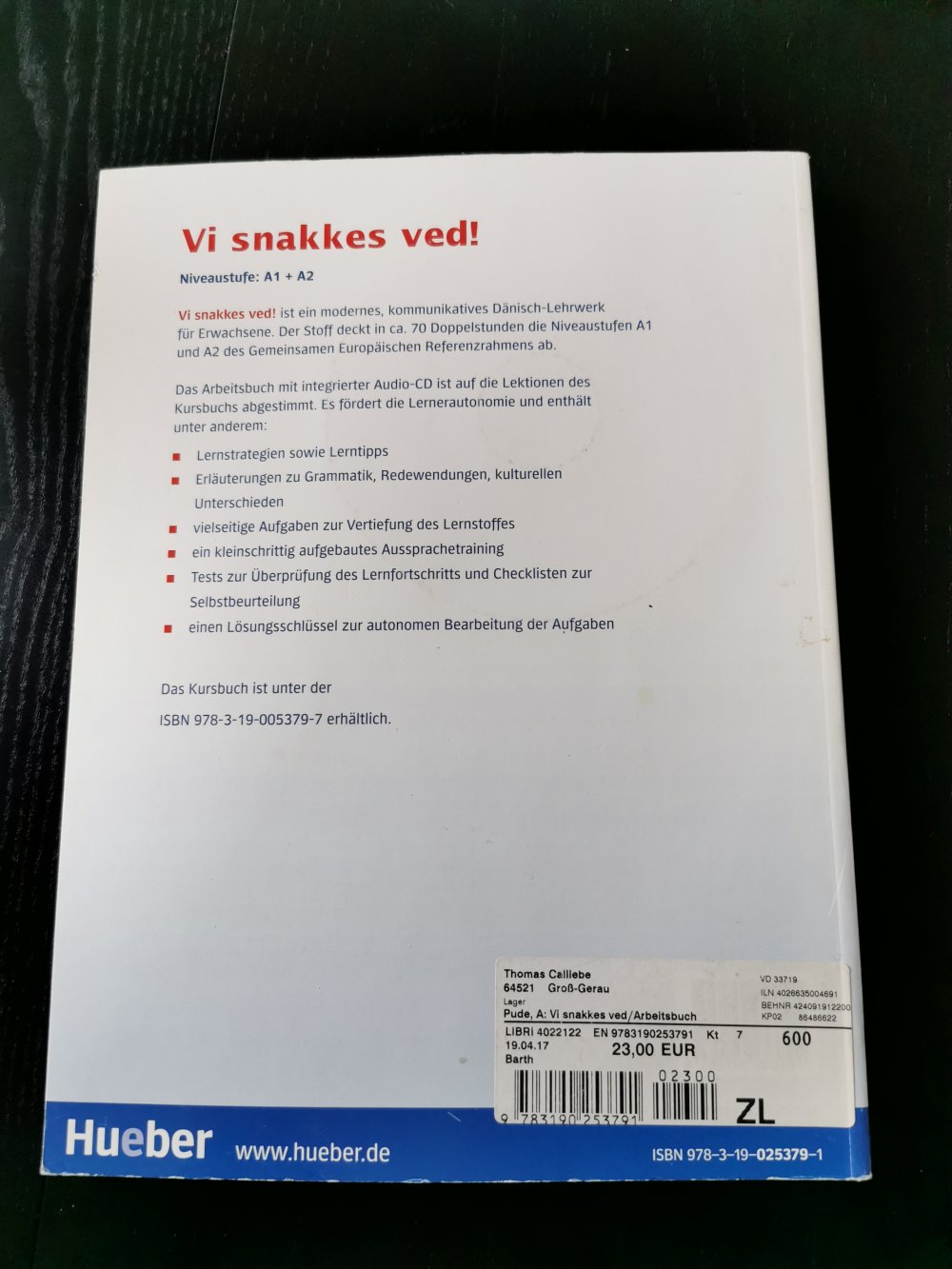 Vi snakkes Ved! Arbeitsbuch