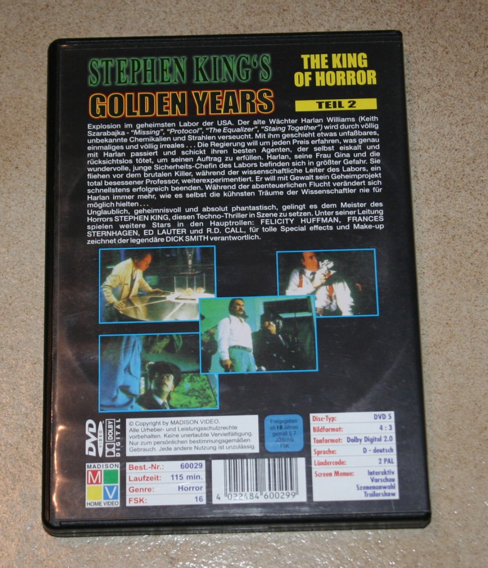Stephen King Golden Years Teil 2