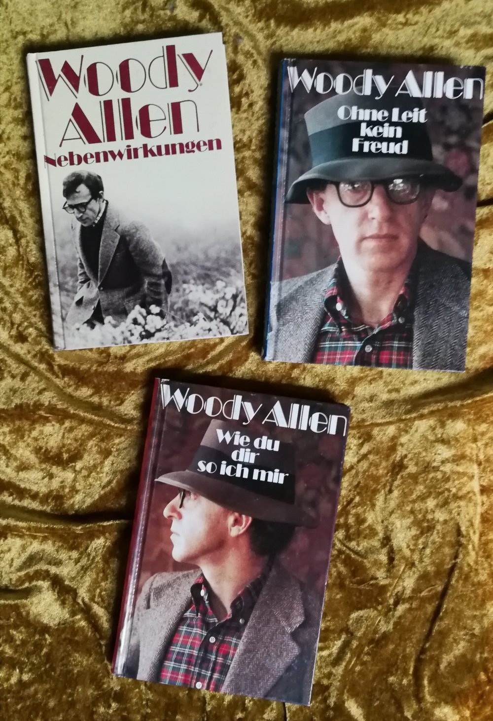 Buchtrio Woody Allen 1970er True Vintage 2001-Verlag Kurzgeschichten