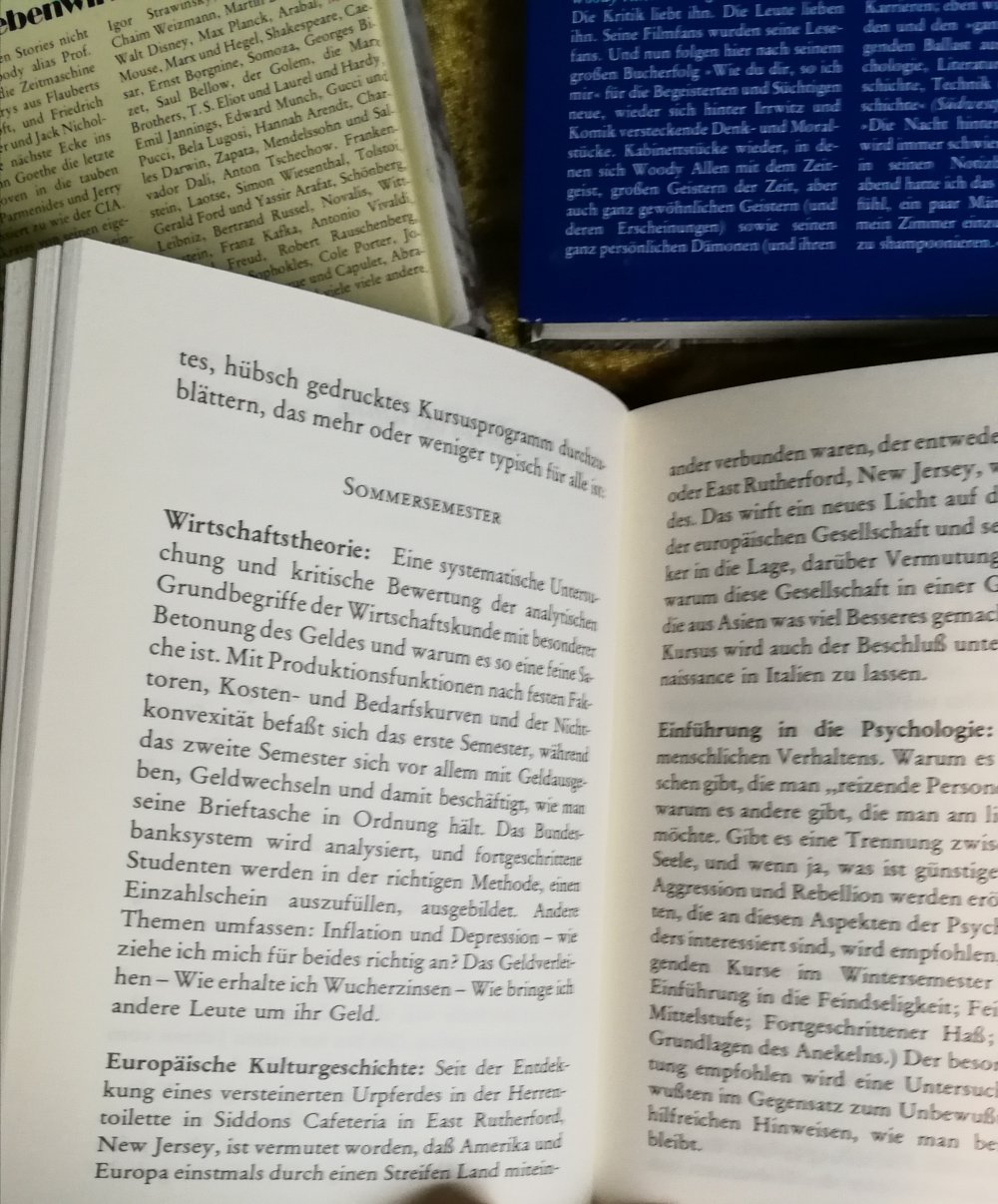 Buchtrio Woody Allen 1970er True Vintage 2001-Verlag Kurzgeschichten