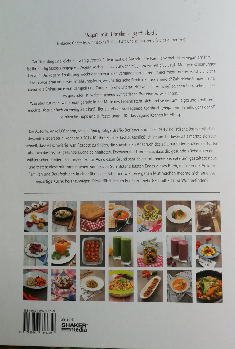 Kochbuch Vegan mit Familie – geht doch! Anke Lüßenhop Hardcover Klassiker 