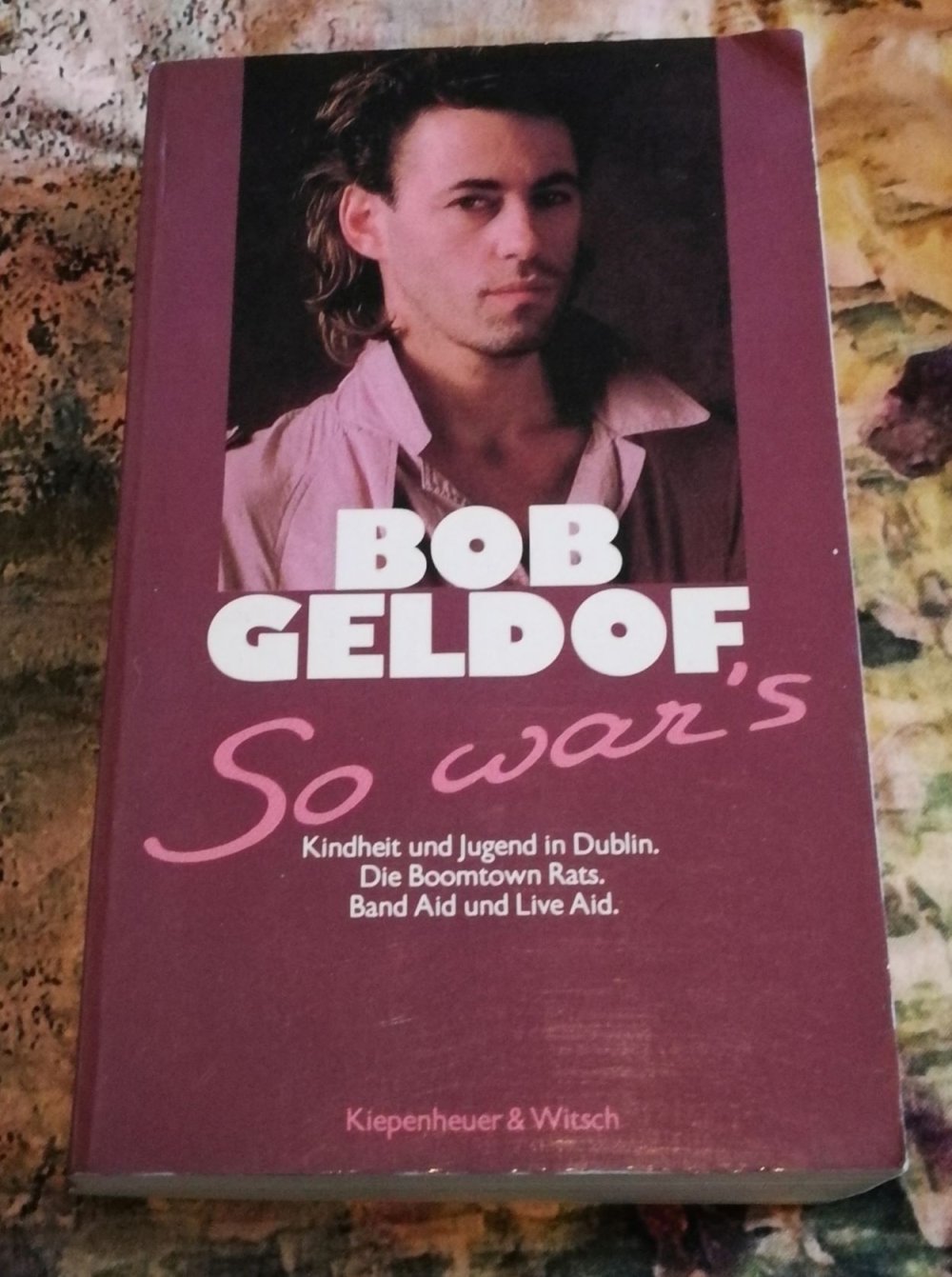 Buch Musik Autobiographie 80er Bob Geldof So War's Live Aid Band Aid Pop London