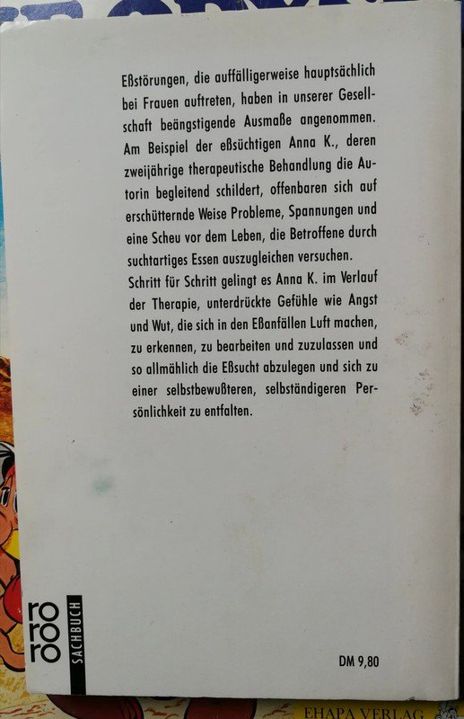 Buch Sachbuch Ratgeber Psychologie Eßsucht oder die Scheu vor dem Leben RoRoRo 