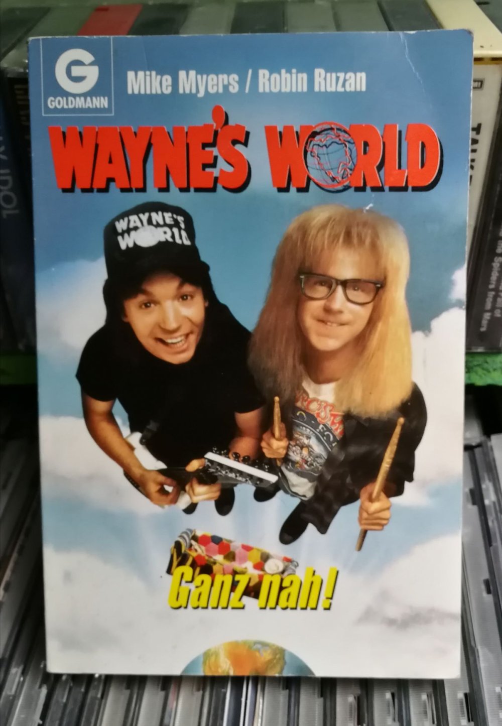 Buch Wayne's World Fanmuss Filmbuch Spass Metal True Vintage 90er Kult