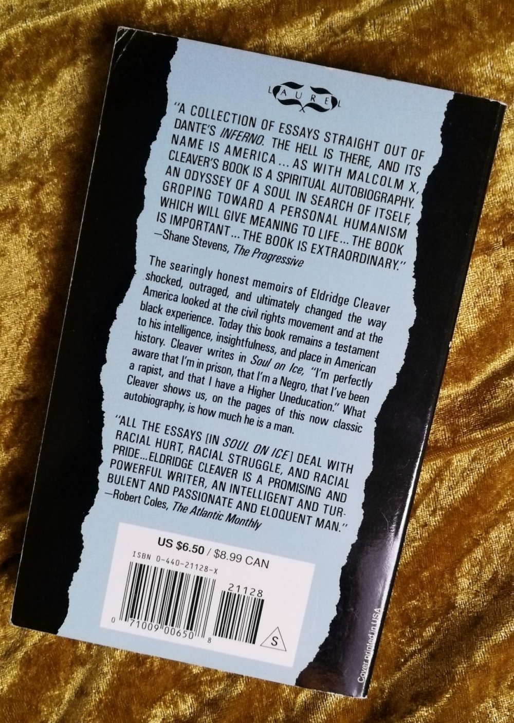 Memoiren Soul on Ice von Eldridge Cleaver englisches Buch