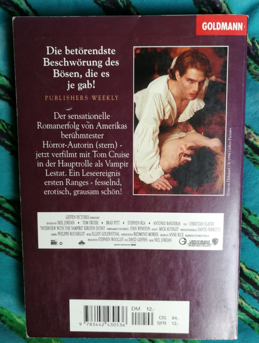 Interview mit einem Vampir - Roman aus der Chronik der Vampire Anne Rice 1994