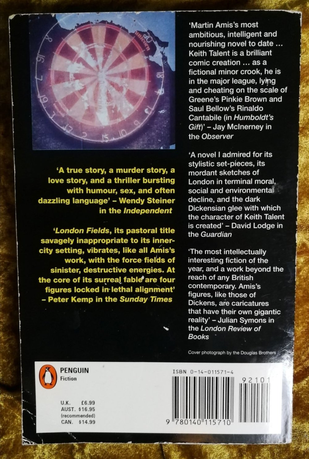 Buch London Fields Martin Amis englischer Roman Klassiker!