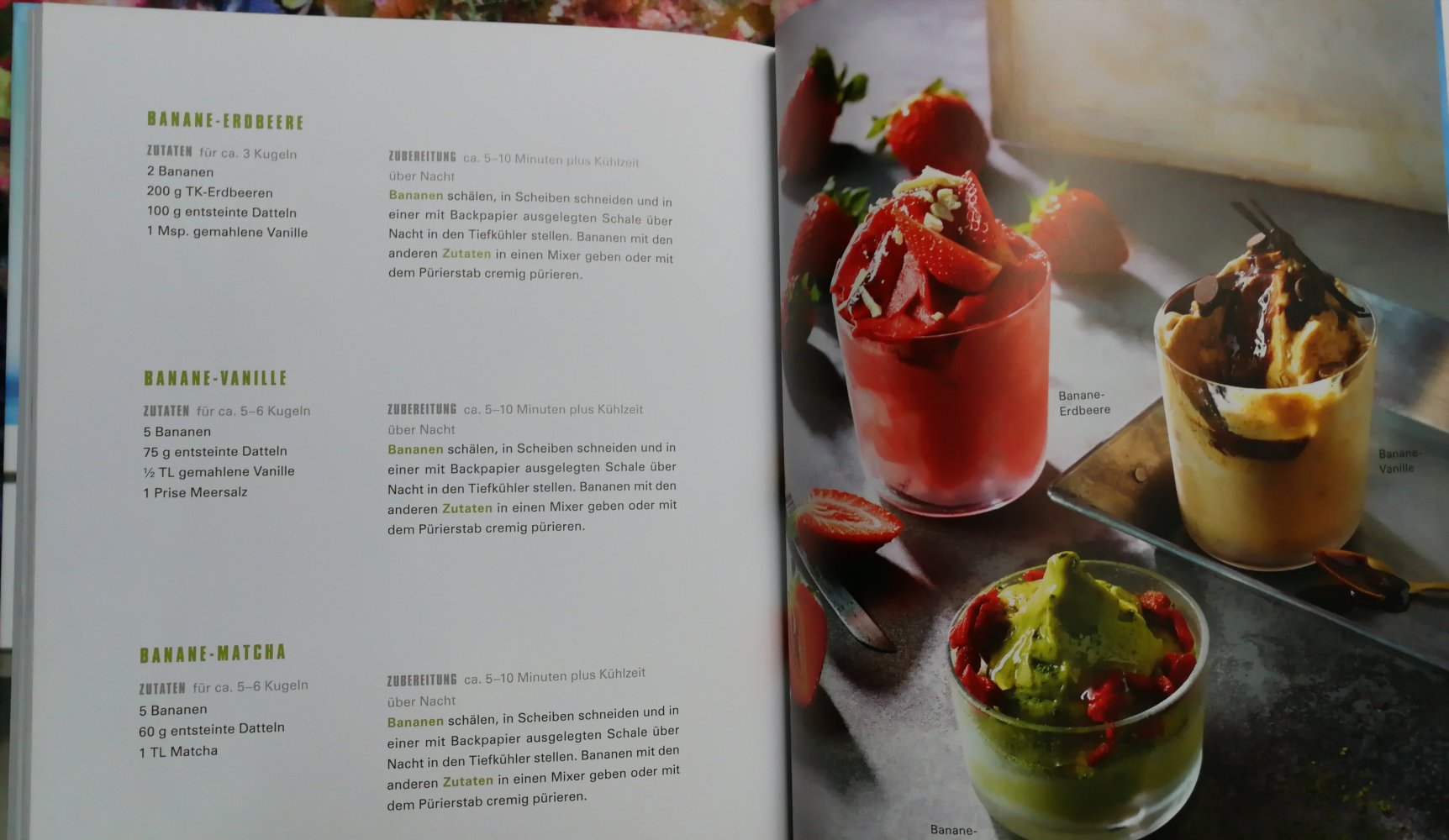 Kochbuch Vegan Smoothies, Shakes and Ice Cream