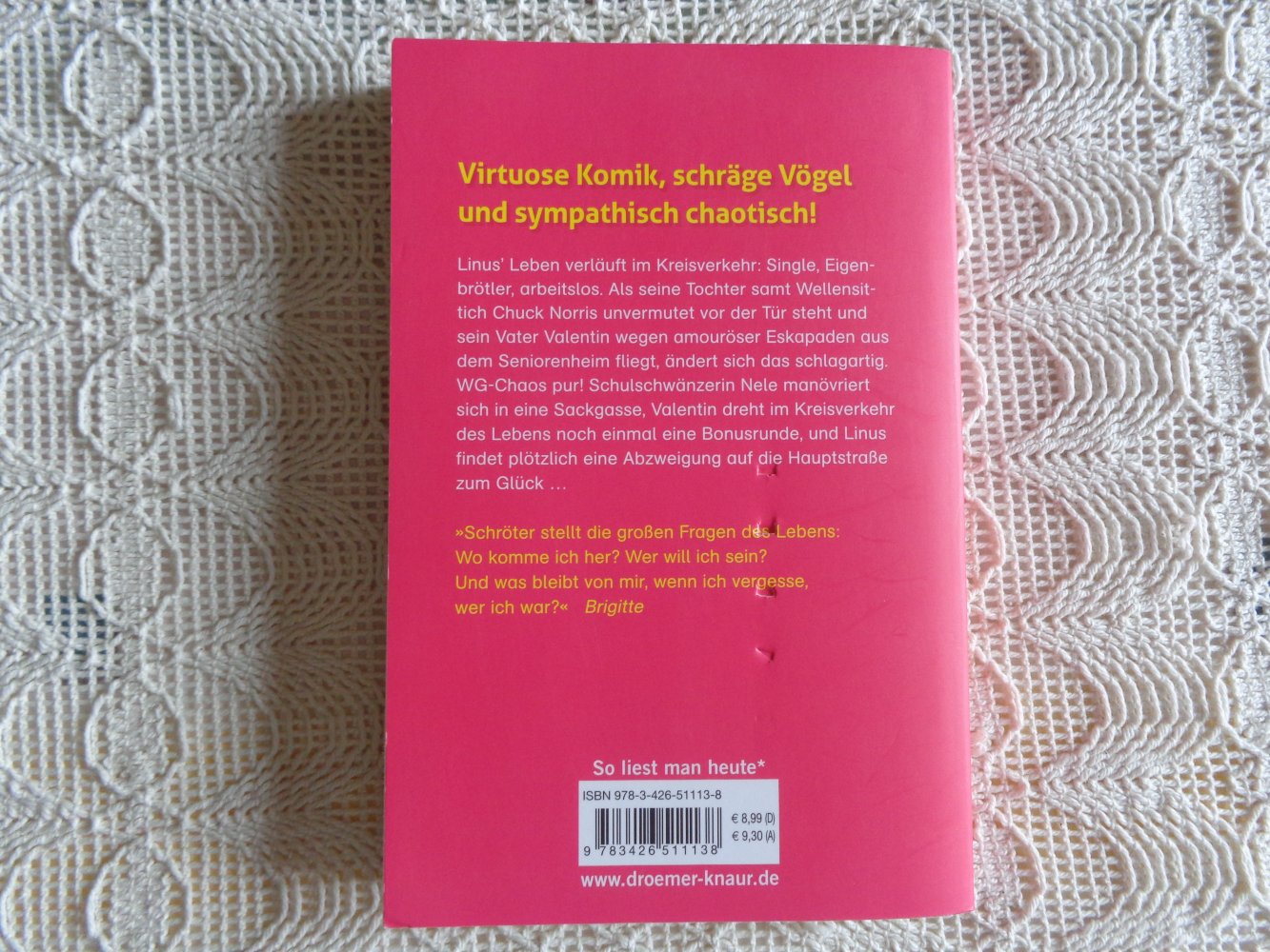 Buch - Kreisverkehr, Jan Schröter, Roman, Knaur, 3,00 Euro, Mängelexemplar