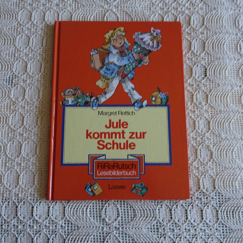 Vintage - Lesebilderbuch - Jule kommt zur Schule, 1988 