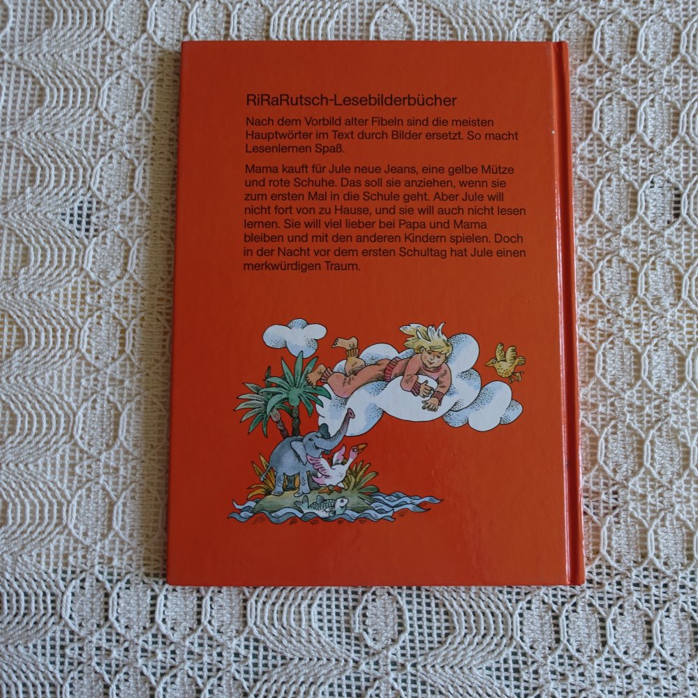 Vintage - Lesebilderbuch - Jule kommt zur Schule, 1988 