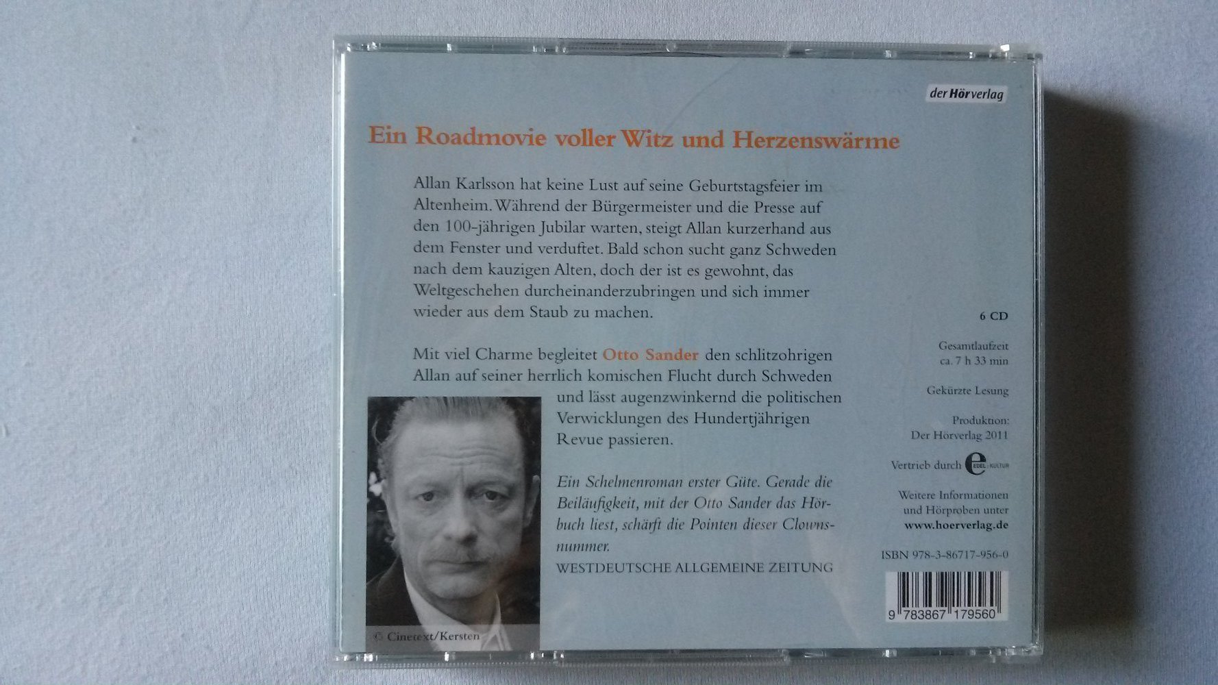 Der Hundertjährige, der aus dem Fenster stieg und verschwand. Hörspiel, CDs, Hörbuch